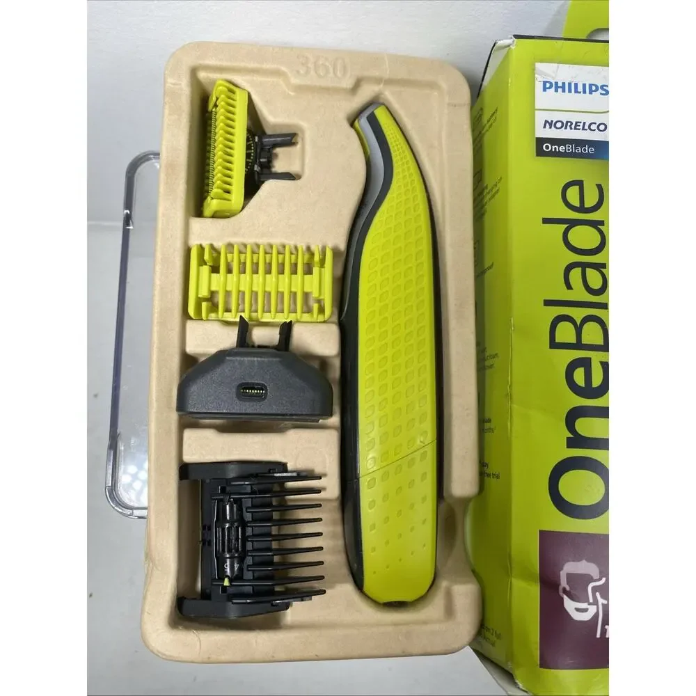 Philips Norelco QP2834/70 OneBlade 360 Face + Body, Trim/Edge/Shave